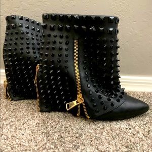 Very rare Jeffrey Campbell Lust Spike ankle Booties